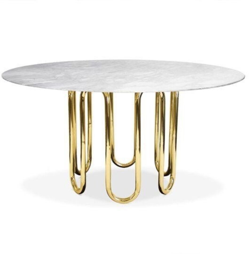 Metal Masa Ayağı Gold Kaplama