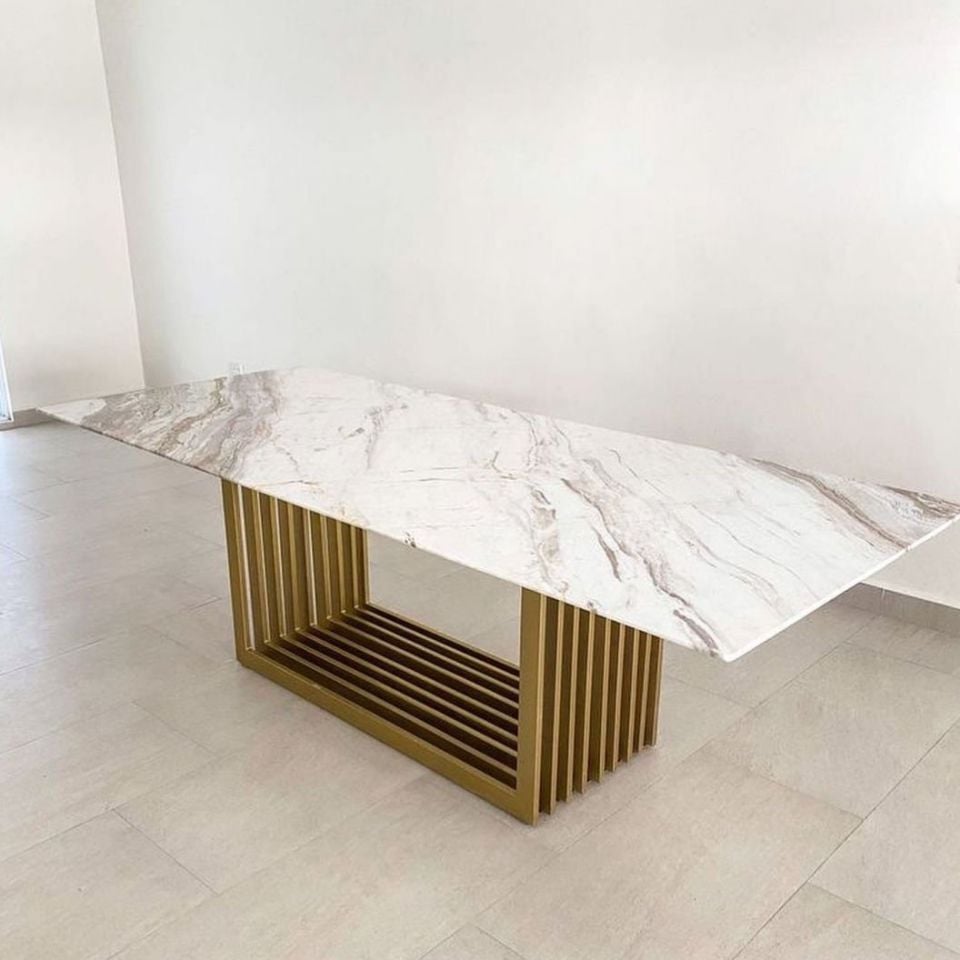 Masa Ayak Modeli Gold Kaplama